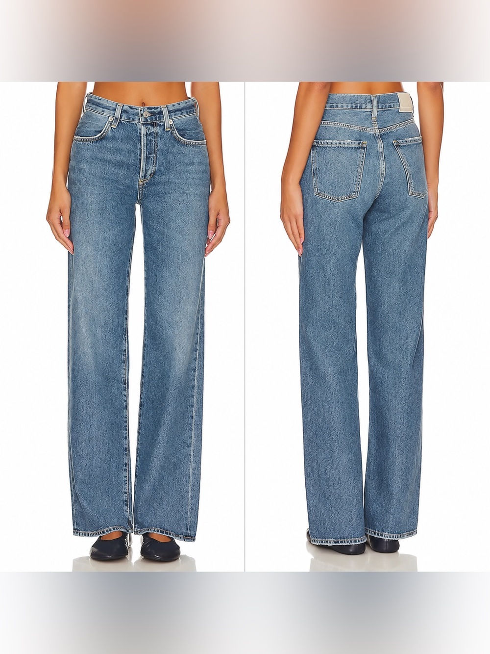 Citizens of Humanity Jeans Womens 30 Annina Relaxed Wide Leg Trouser New